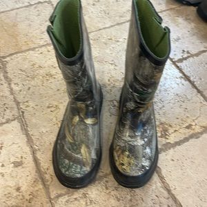 RealTree edge, kids, camouflage boots, youth six